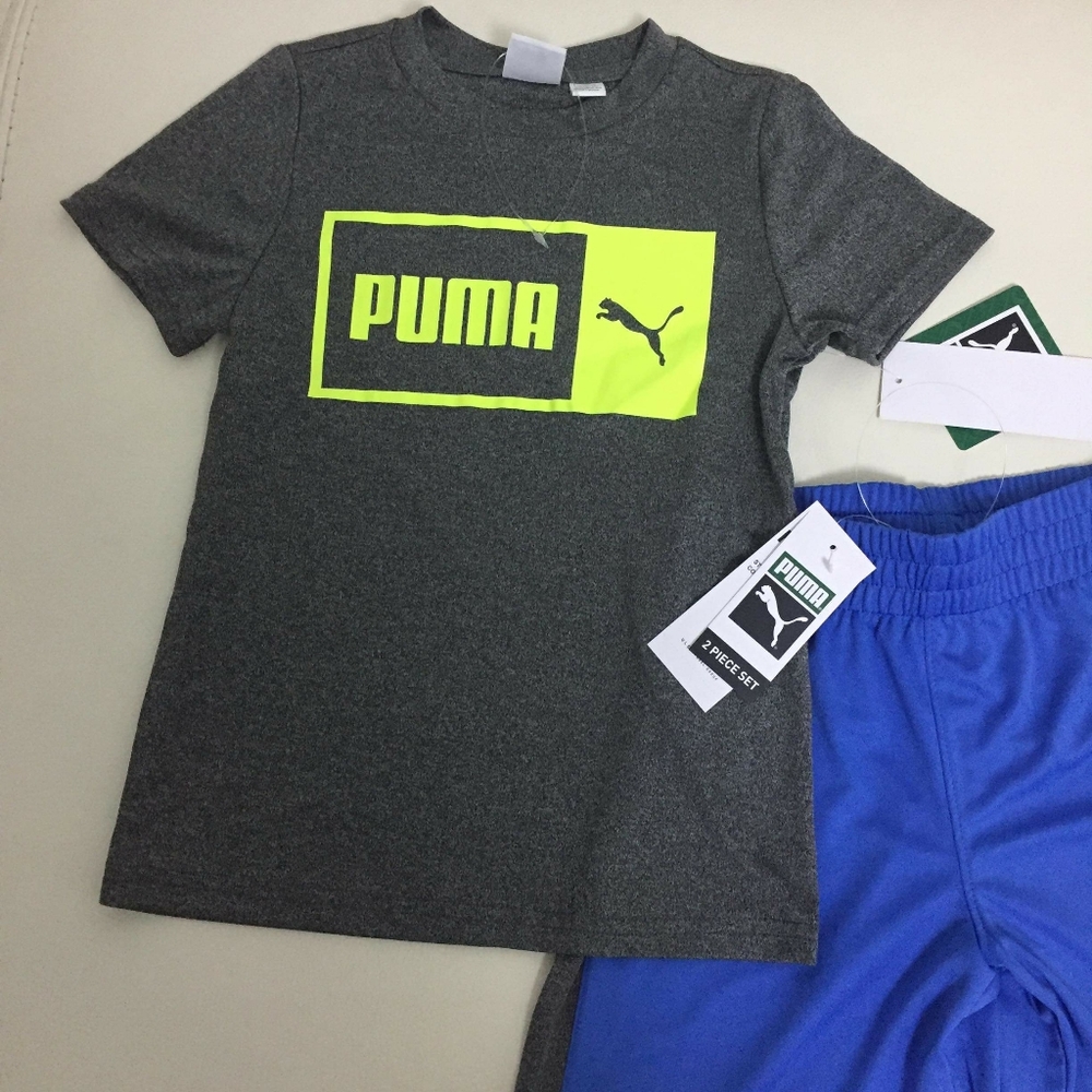 Puma boy active performance shorts set 4020 - Picture 3 of 5